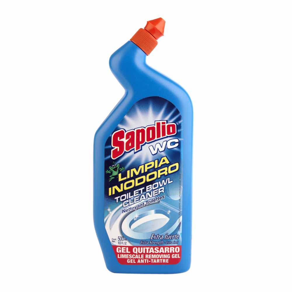 Limpiador de Inodoro Líquido SAPOLIO Power Plus Botella 500ml