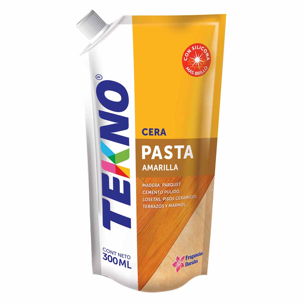 Cera en Pasta TEKNO Amarilla Doypack 300ml