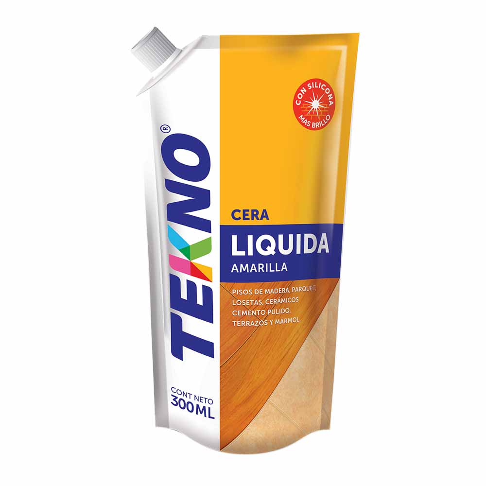 Cera líquida TEKNO Amarilla Doypack 300Ml