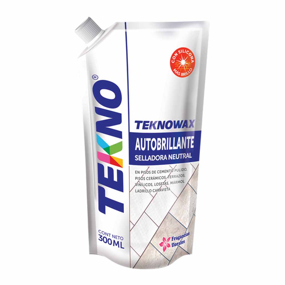 Cera líquida autobrillante TEKNO Neutral Doypack 300ml