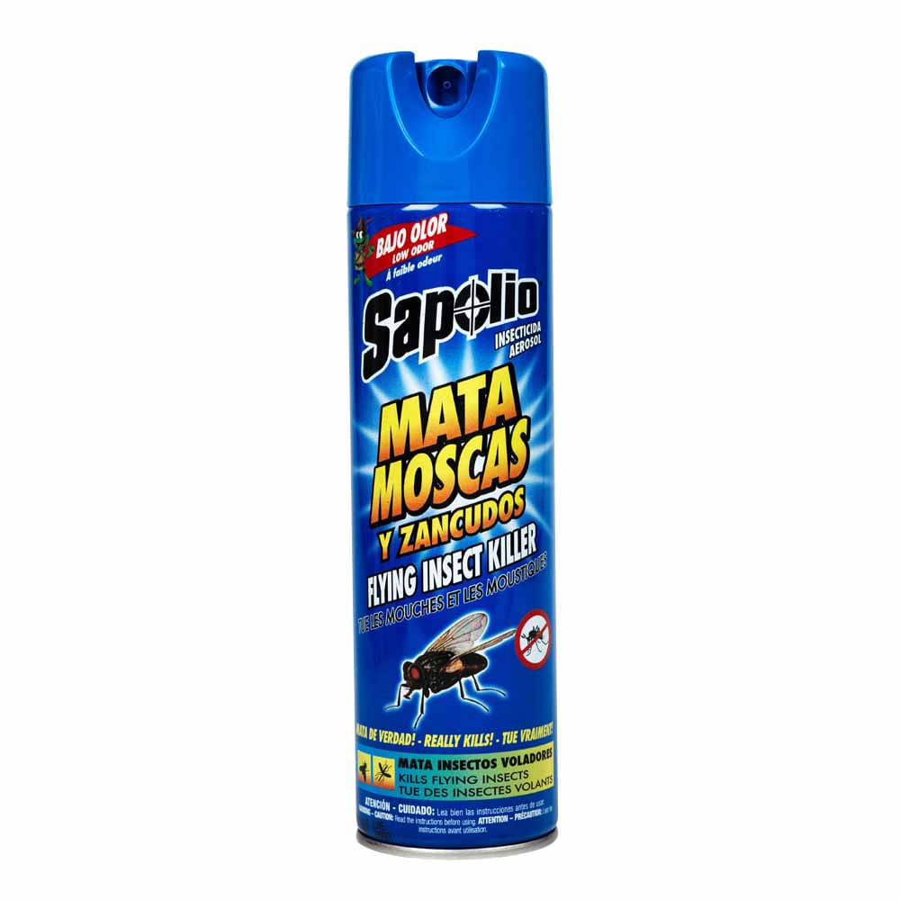 Insecticida en Aerosol SAPOLIO Mata Moscas y Zancudos Frasco 360ml