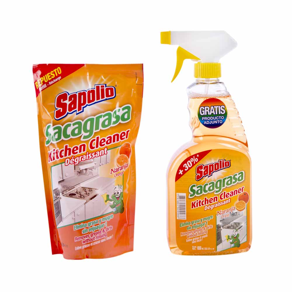 Sacagrasa SAPOLIO Naranja Gatillo 650ml
