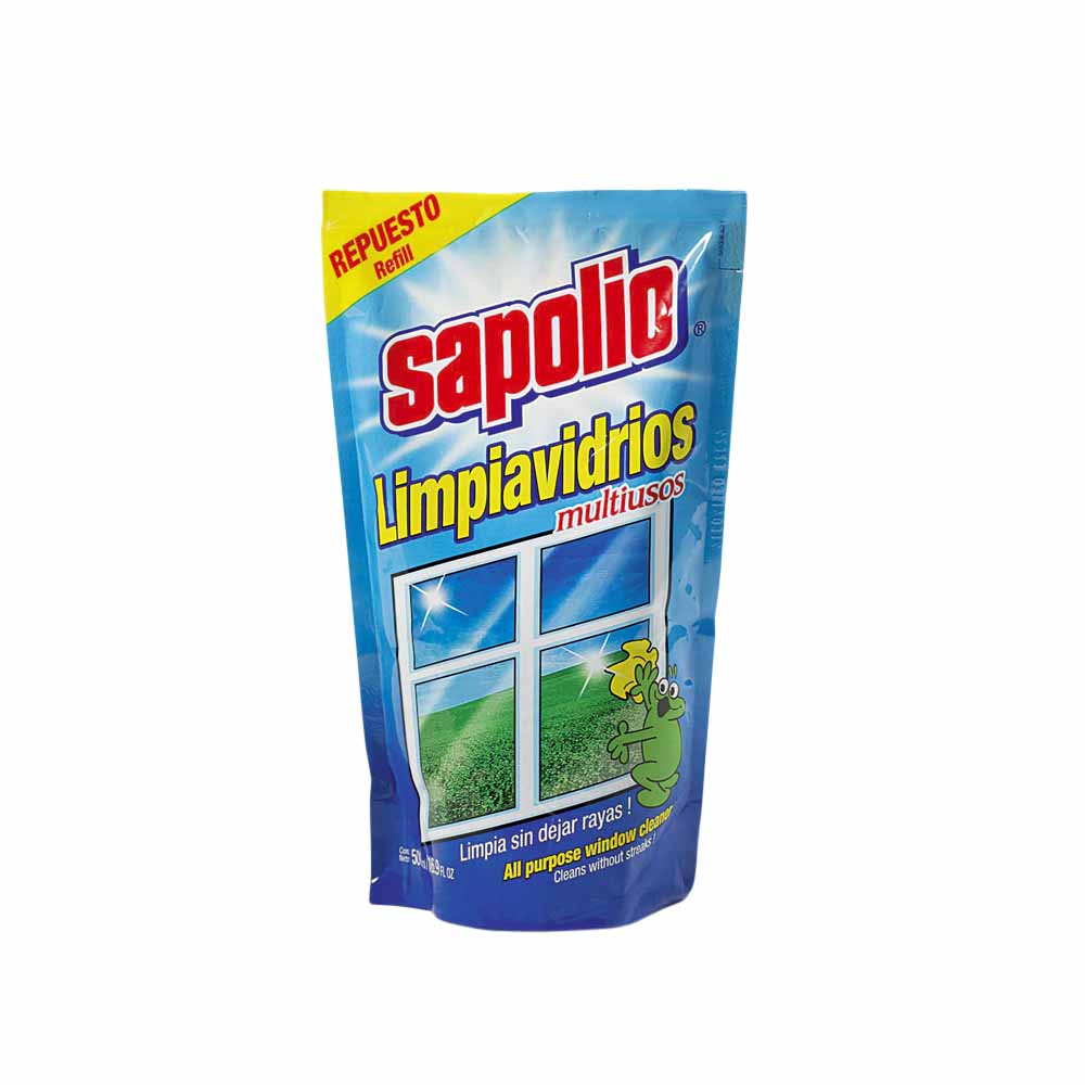 Limpiavidrios SAPOLIO Lavanda Repuesto Doypack 500ml