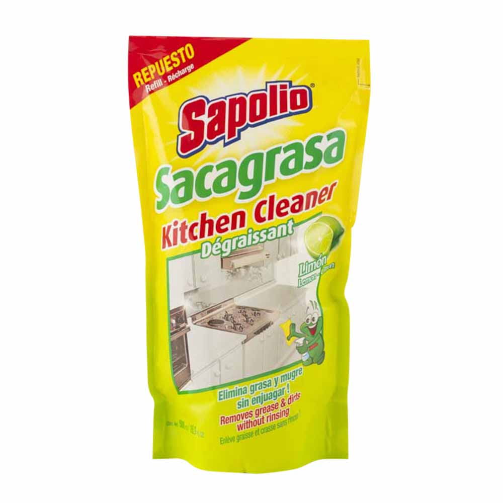 Sacagrasa SAPOLIO Limón Repuesto Doypack 500ml