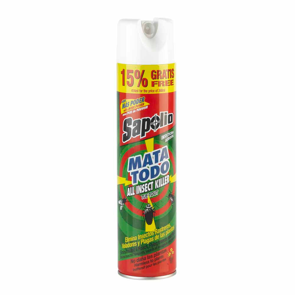 Insecticida en Aerosol SAPOLIO Mata Todo Frasco 360ml