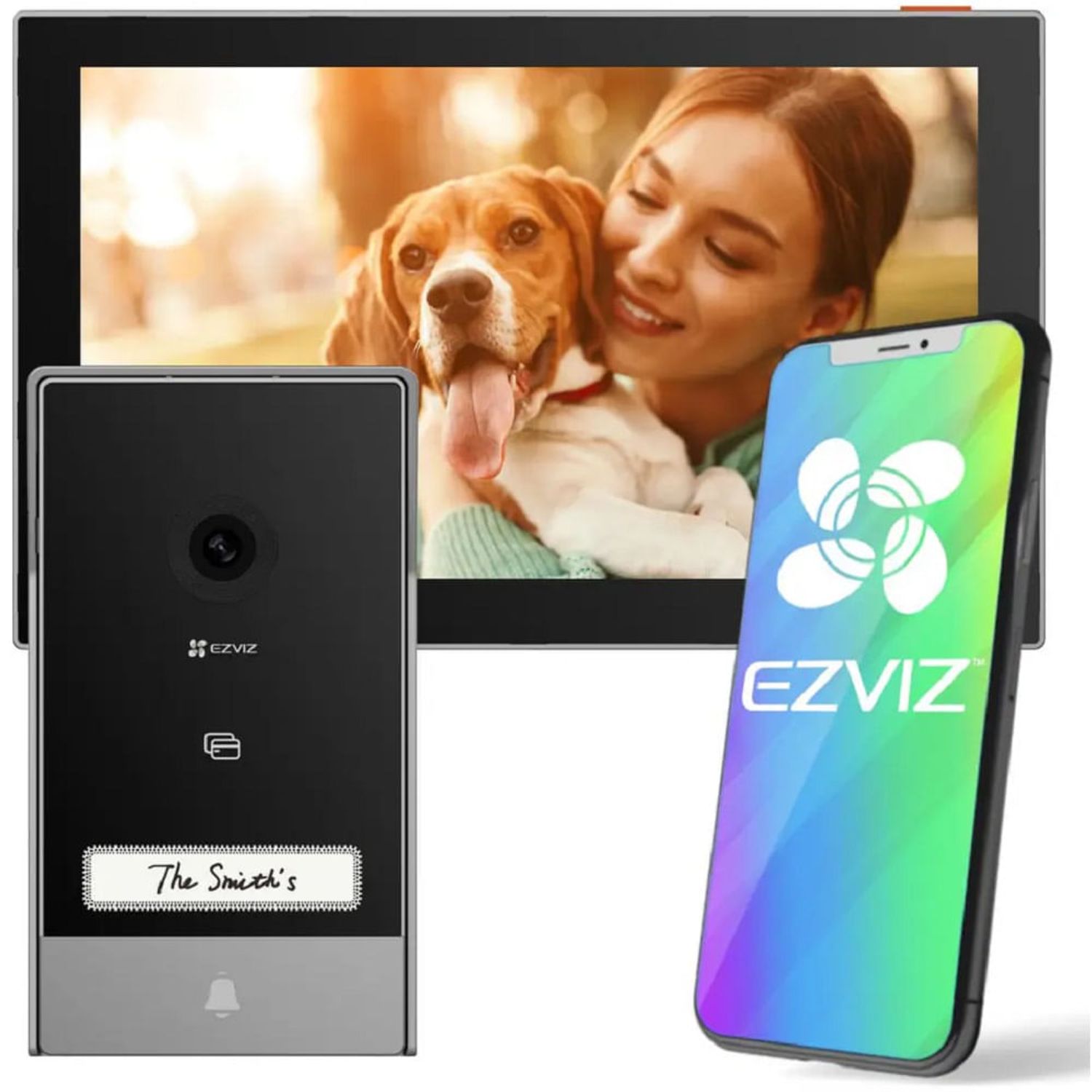 EZVIZ HP7 Kit de Timbre Video portero 2K WIFI Doble banda, con apertura de  puerta, LCD 7 I Oechsle - Oechsle