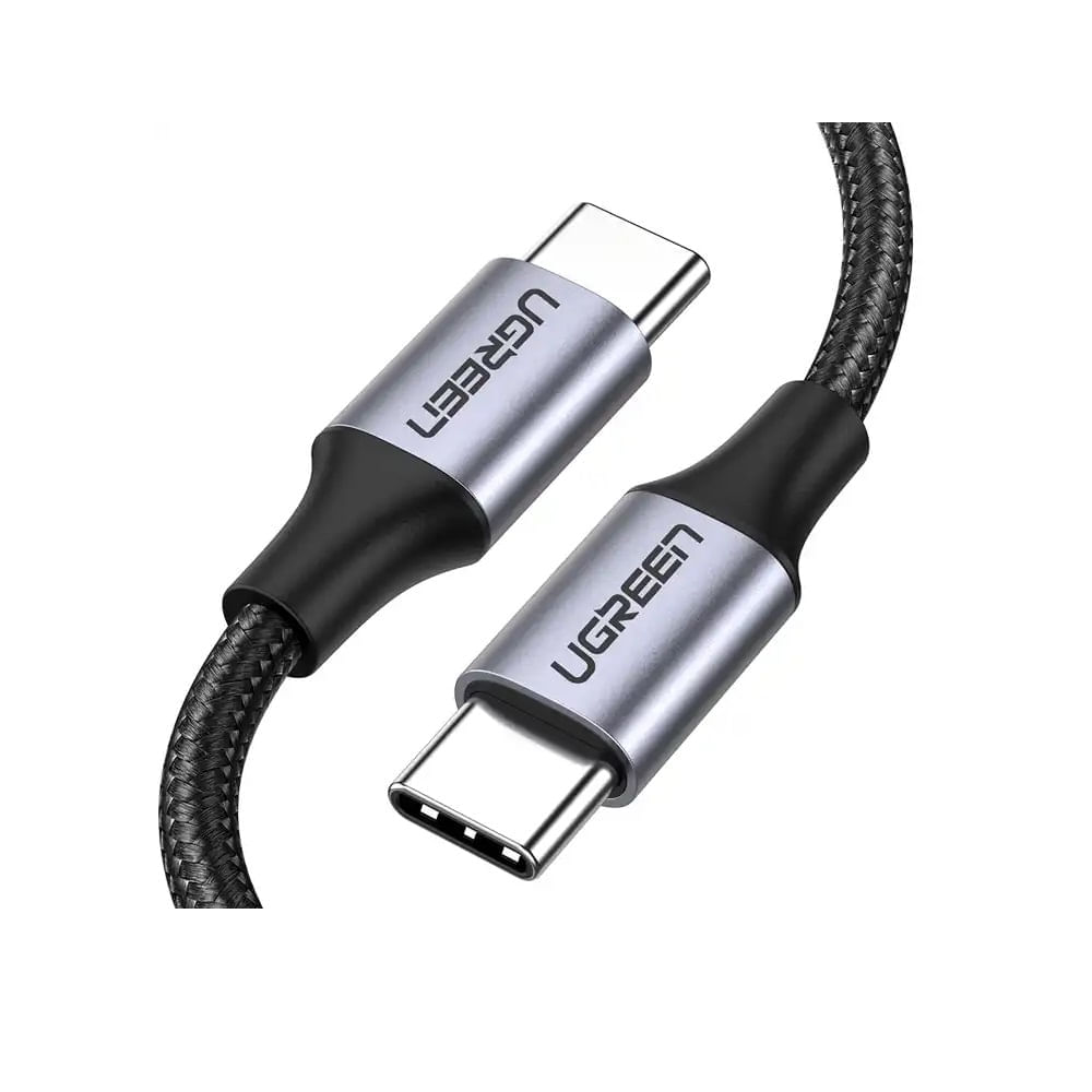 Cable UGREEN, USB C, 60W, Carga Rápida 3A, Transferencia de datos 480Mbps