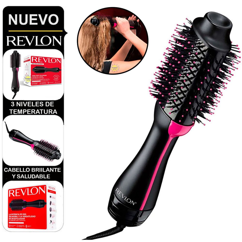 Cepillo y secador de salón para cabello, de Revlon : Belleza y Cuidado  Personal 