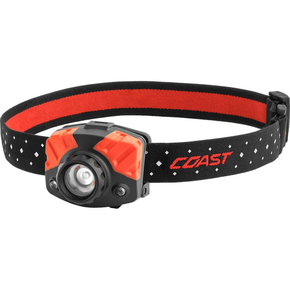 Linterna Frontal Led Coast Fl75 Dual Color Pure Beam Focusing Negro Rojo