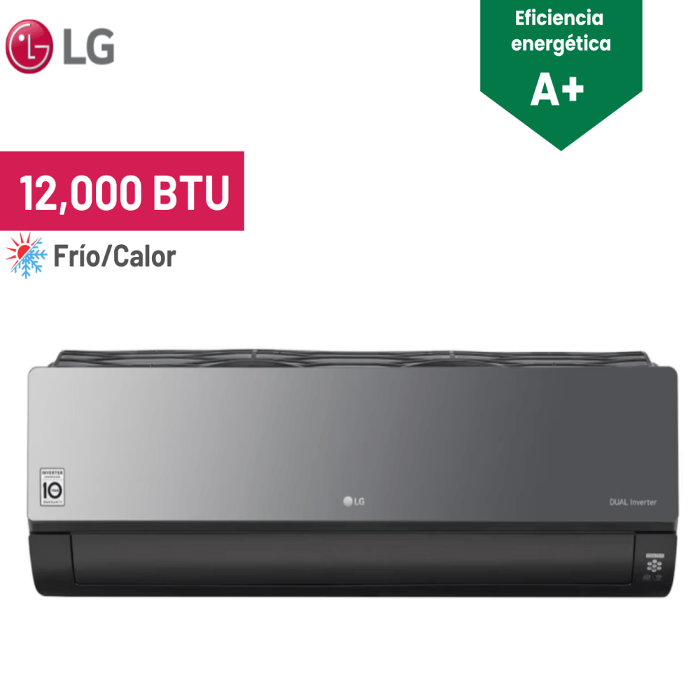 Aire Acondicionado LG 12 000 BTU ArtCool Dual Inverter Frío Calor