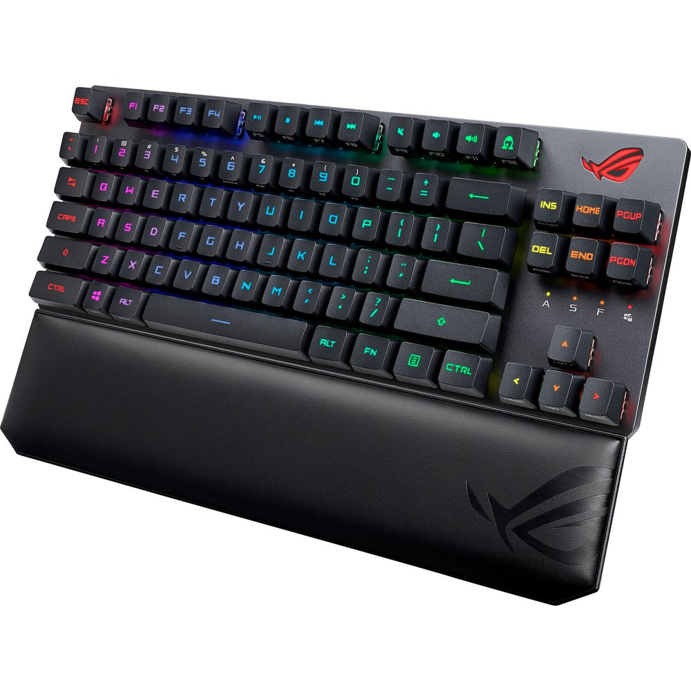 Teclado de Juego Mecánico Asus Republic Of Gamers Strix Scope Rx Tkl Wireless Deluxe Rgb Interrupto
