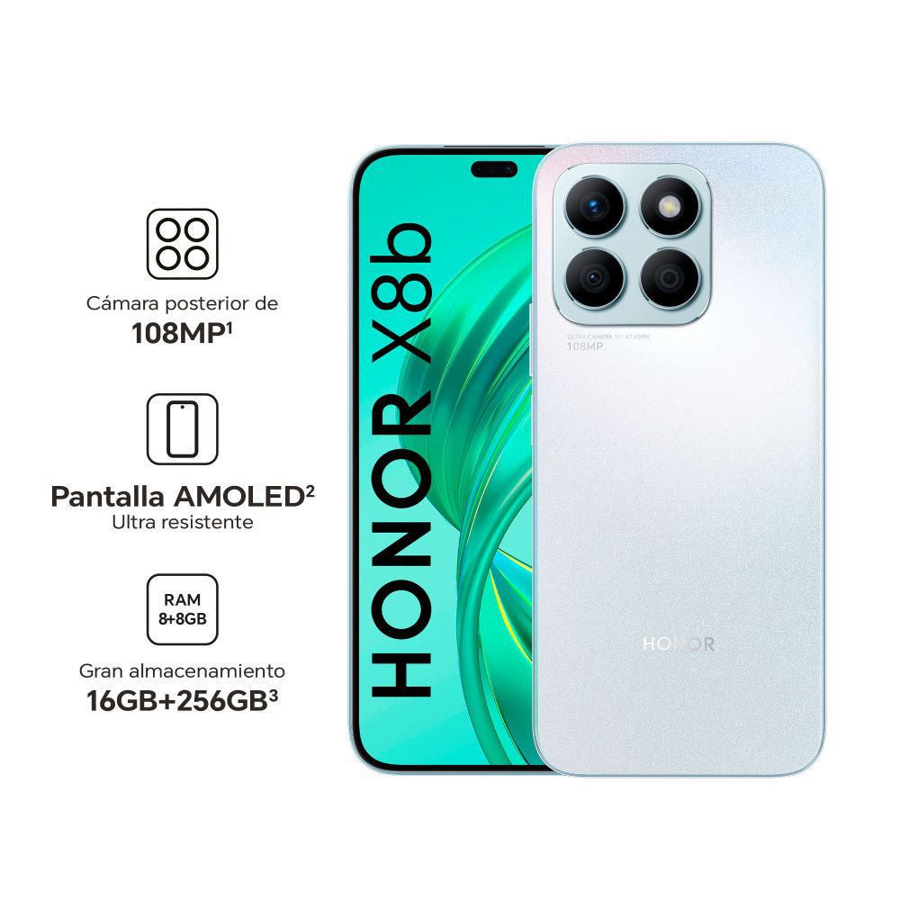 Celular Honor  X8B 6.7"" 8GB RAM 256GB  Titanium Silver