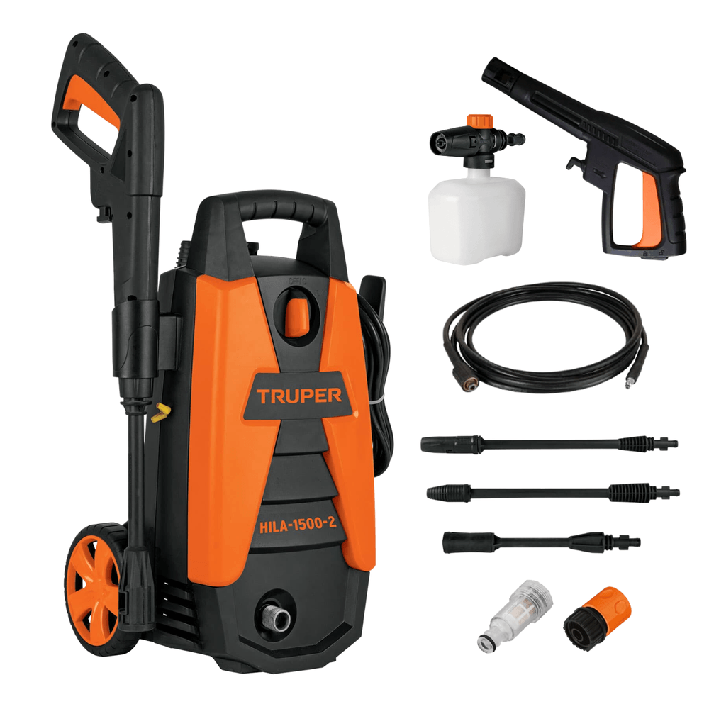 HIDROLAVADORA ELECTRICA 1500 PSI 1400W TRUPER 102095