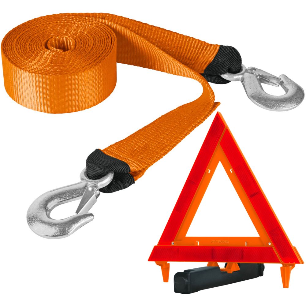 kit Correa de remolque triangulo reflectante de seguridad