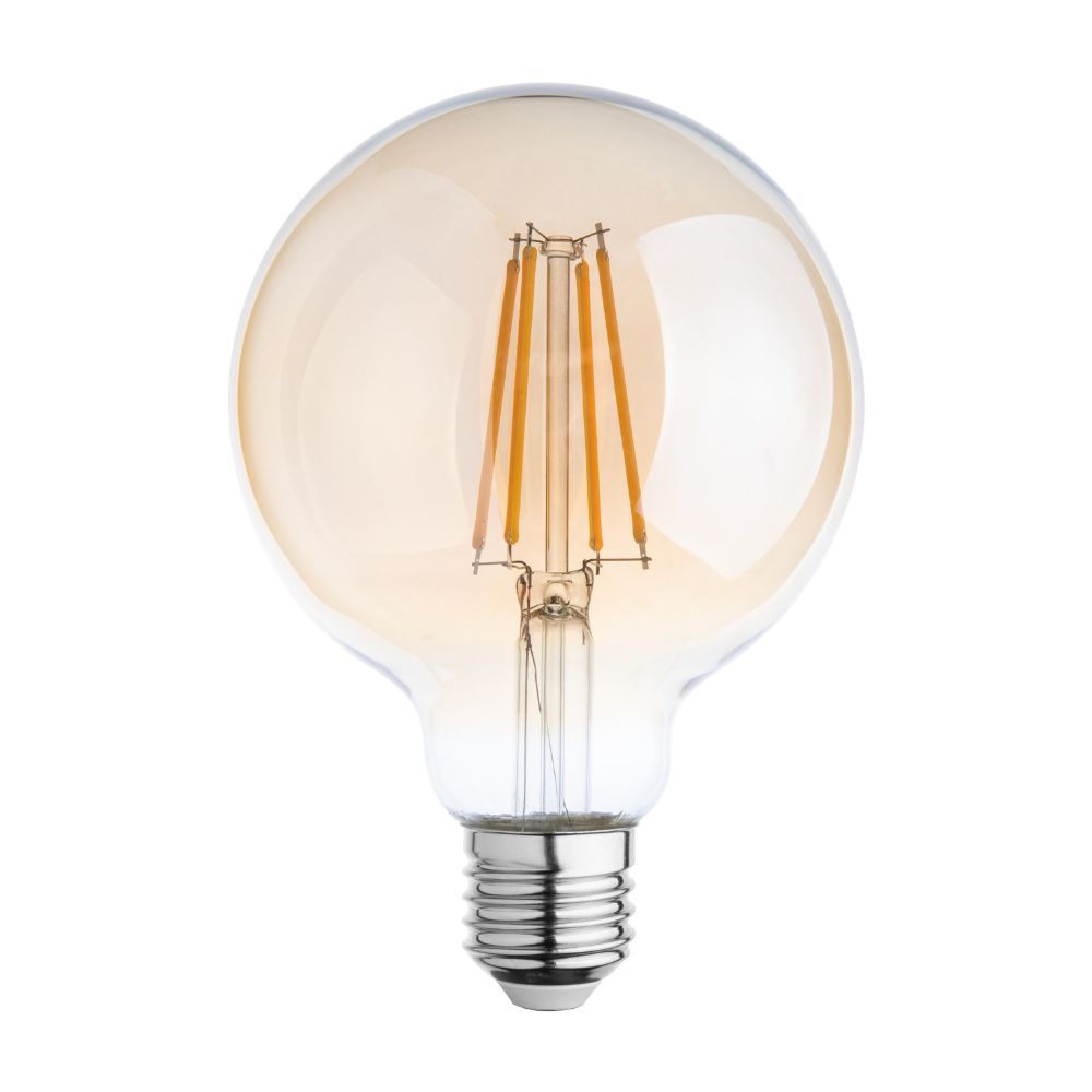 Foco LED Orange G95 Ambar E27 7w Luz Cálida