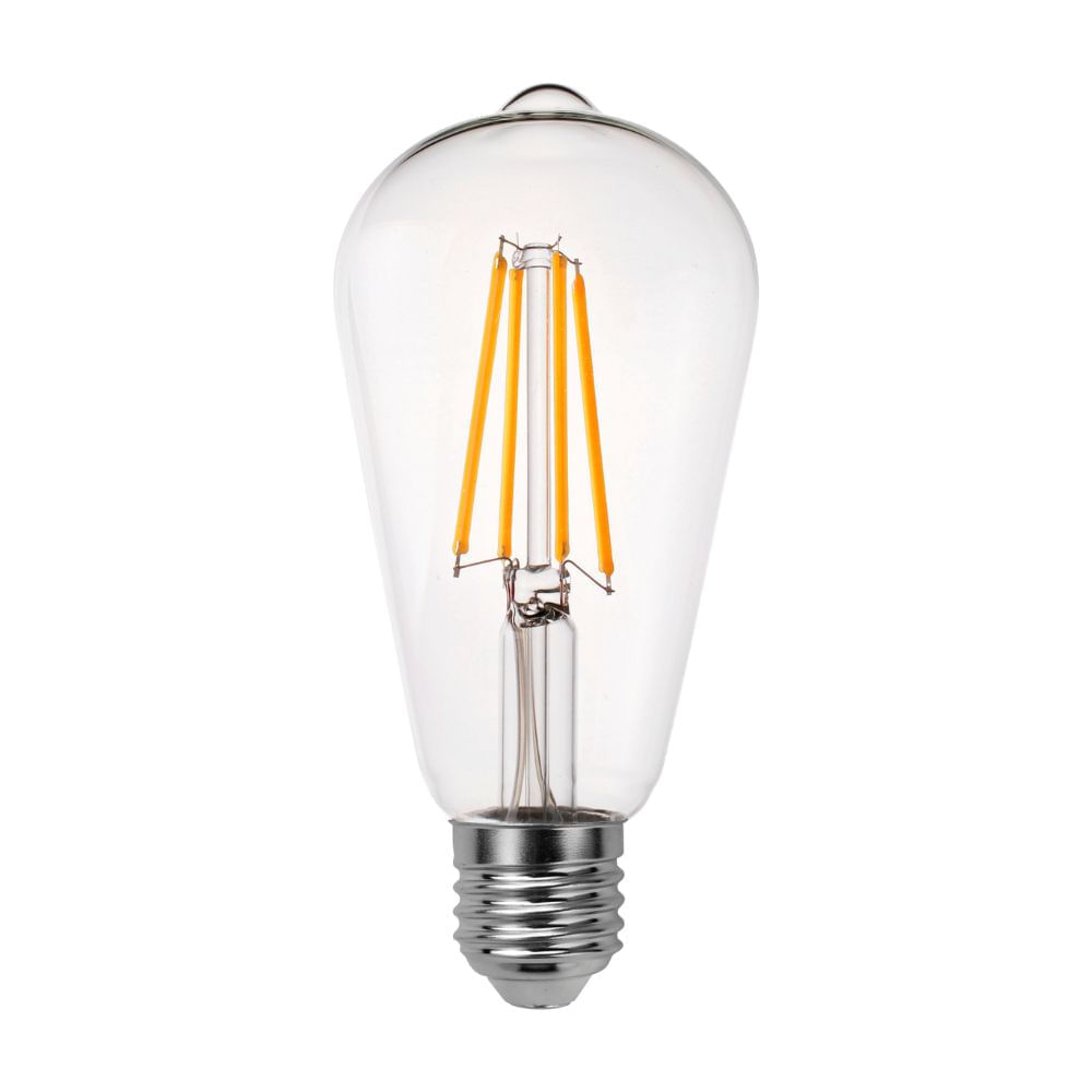 Foco LED Orange Pera Clear E27 8w Luz Cálida