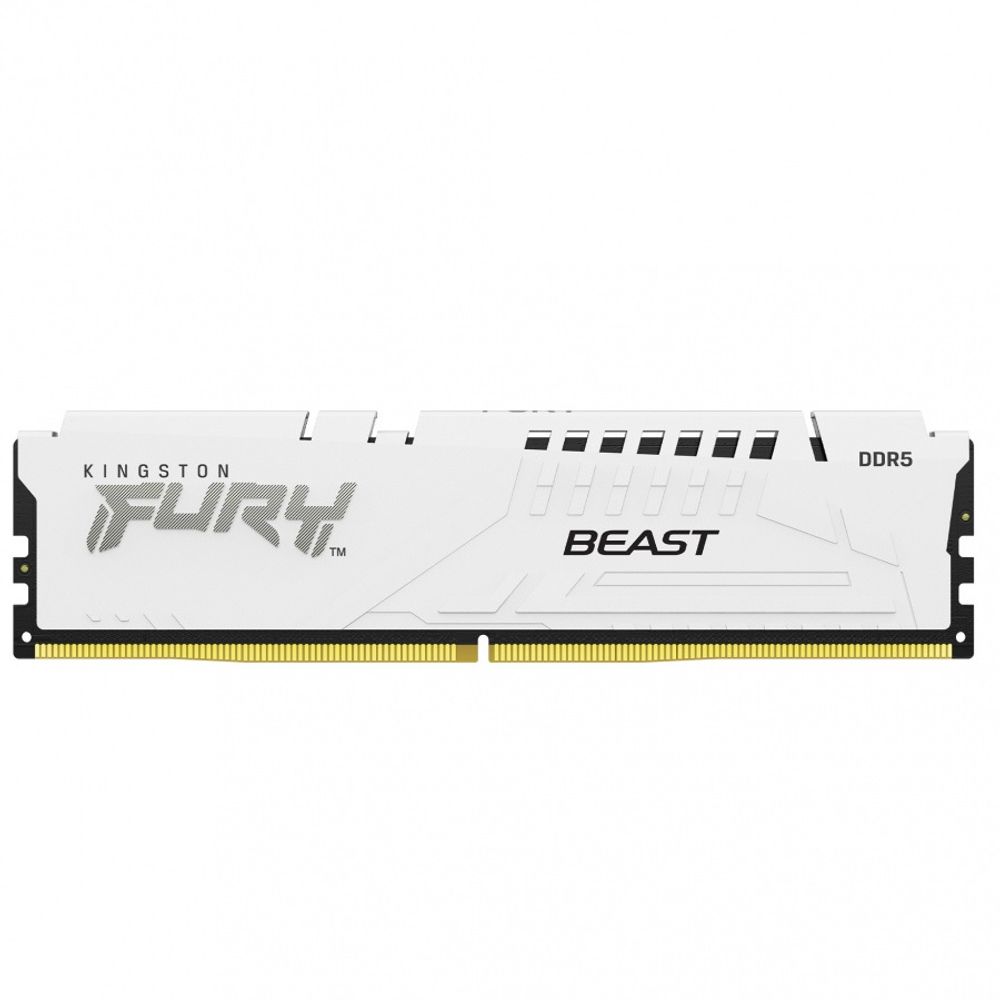 Memoria RAM Kingston Fury Beast 16GB DDR5 5200 Mhz Blanco CL40 PC5
