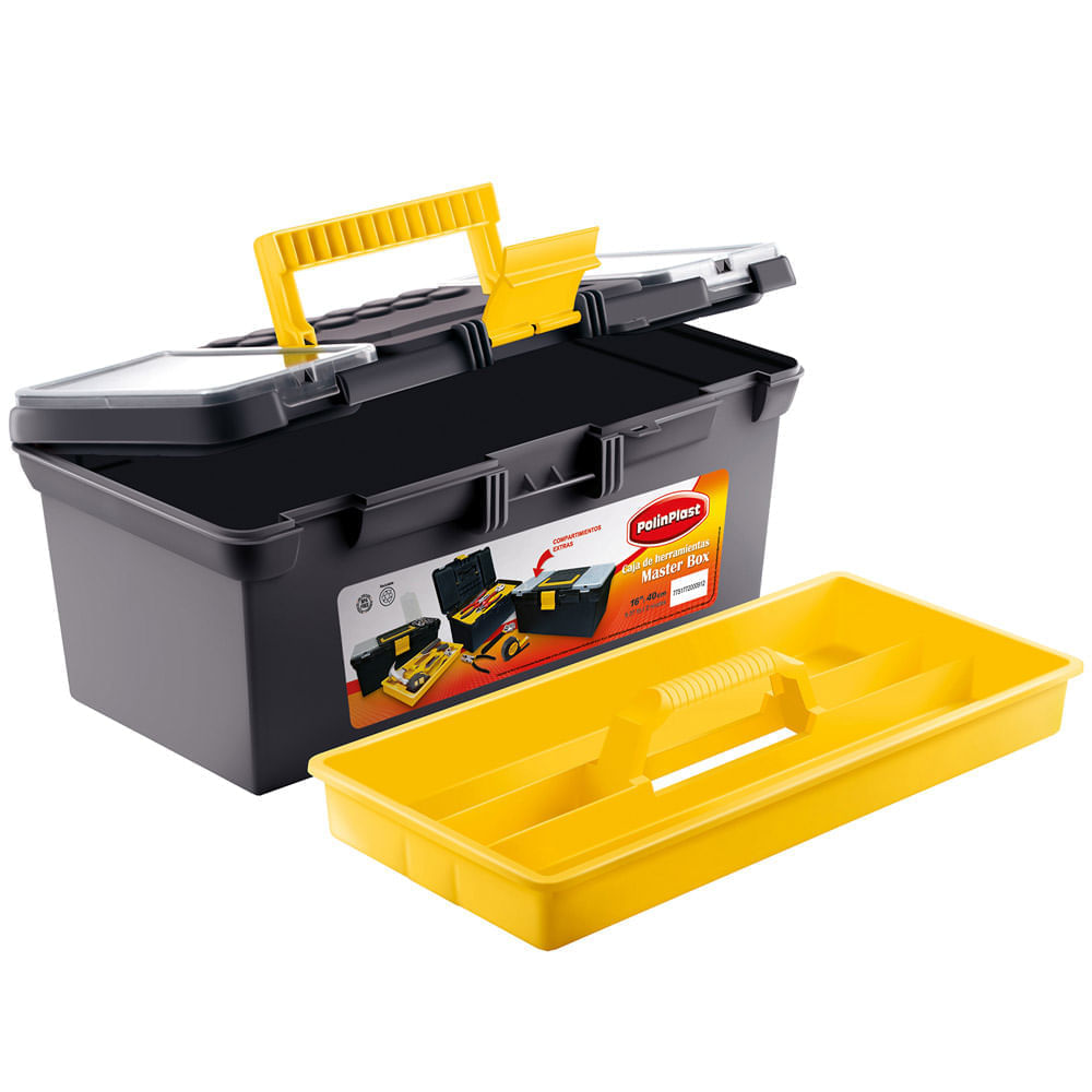 Caja Organizadora de Herramientas POLINPLAST Masterbox #16
