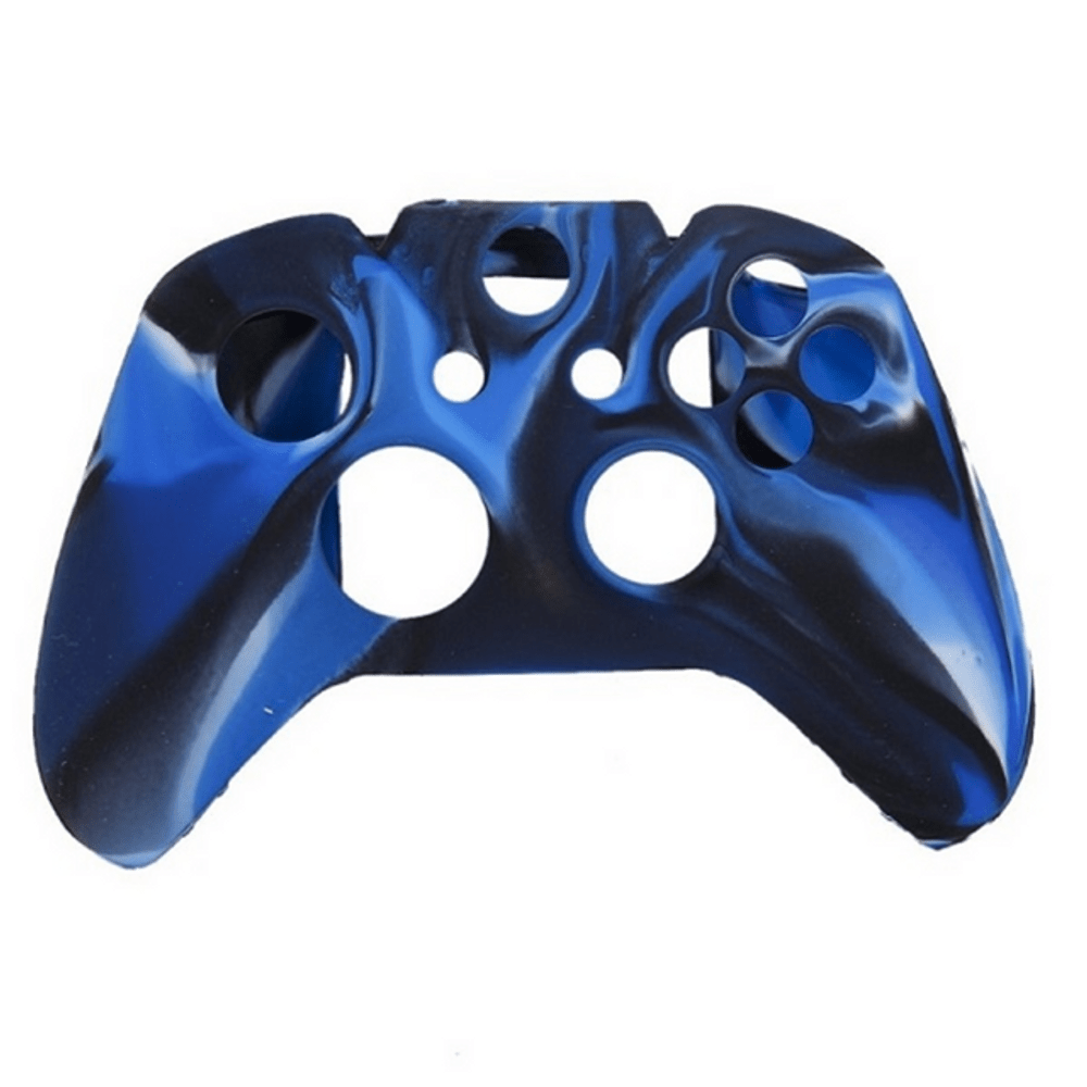 Funda Silicona Mando Xbox One Camuflado Azul