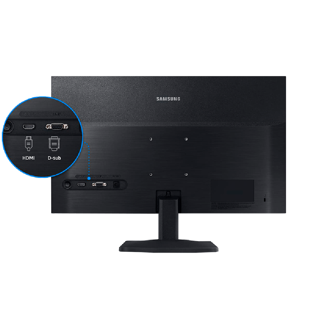 Monitor Samsung Flat LED 19"" LS19A330NH TN 1366 x 768 VGA HDMI Negro