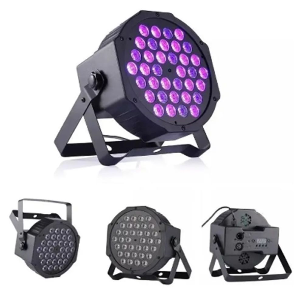 Mini Parled Generico 18 X 1w Ultravioleta Color Negro I Oechsle - Oechsle