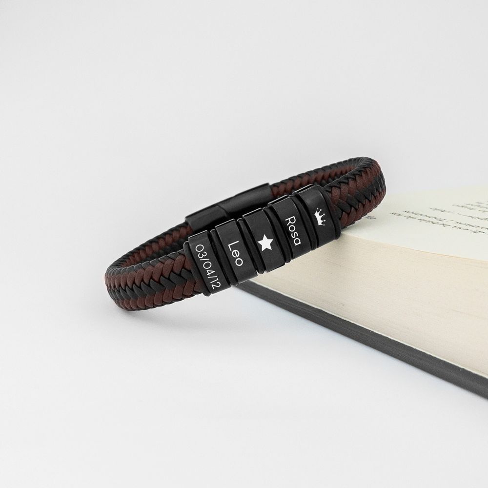 Pulsera de cuero Family Coffe