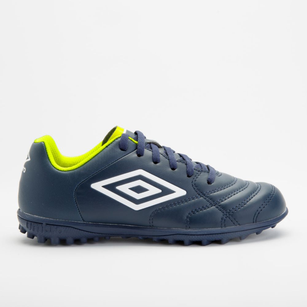 Zapatillas De Futbol Umbro Para Nino Clasico Jr Tf Azul Oechsle.pe Oechsle