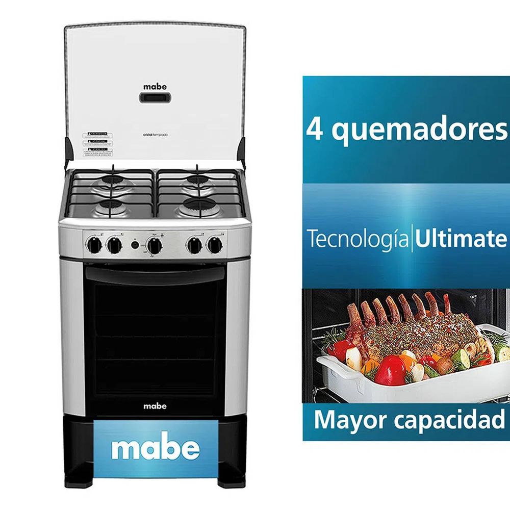 COCINA DE PIE MABE 60 CM CMP6014AG0 4 QUEMADORES