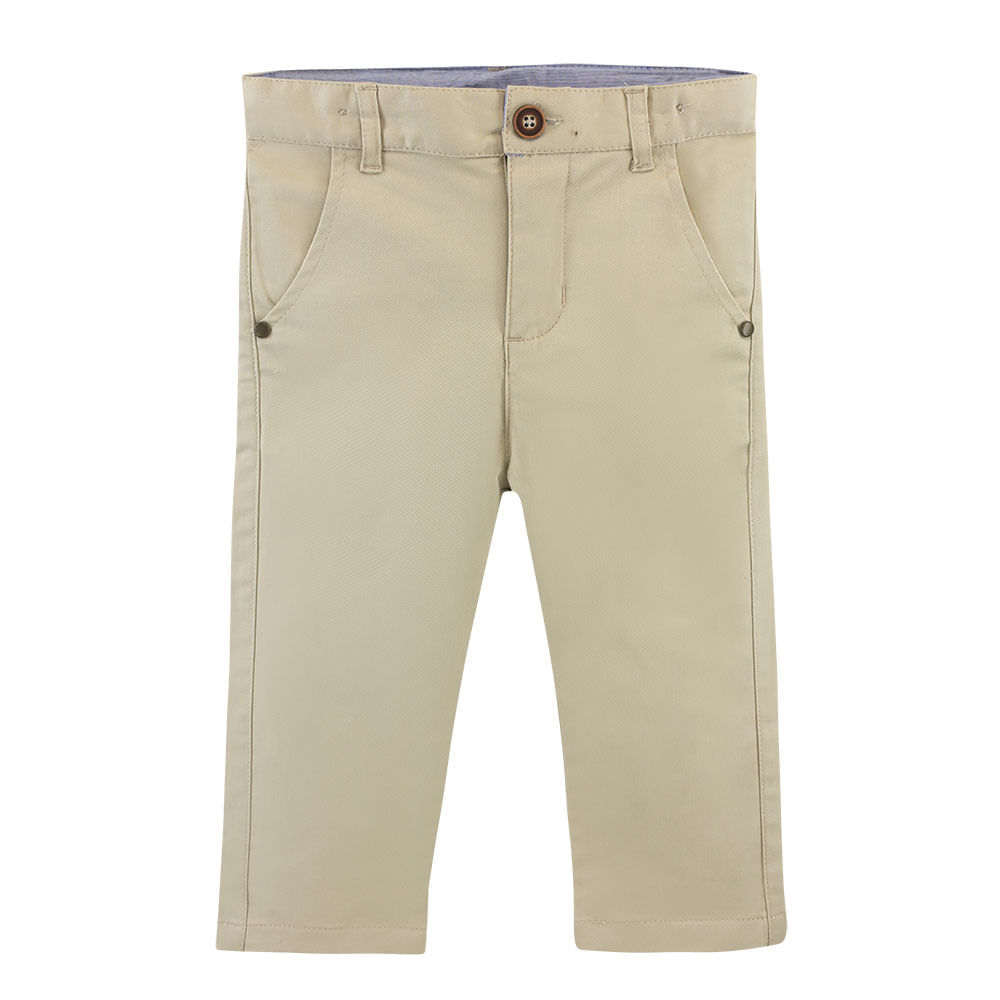 Pantalon casual beige