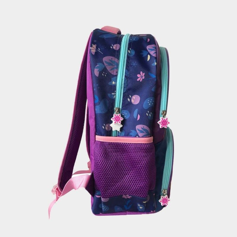 Mochila Escolar INVICTA DIAL Para Niños Y Niñas | Ampliable (41-45L) | Compartimento Portátil 14" | Hecha De Material Reciclado | Color Azul Claro