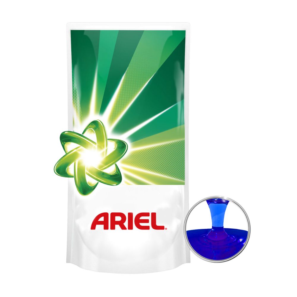 Detergente Líquido Ariel Doble Poder Concentrado Doypack 1.2L Floral Verde