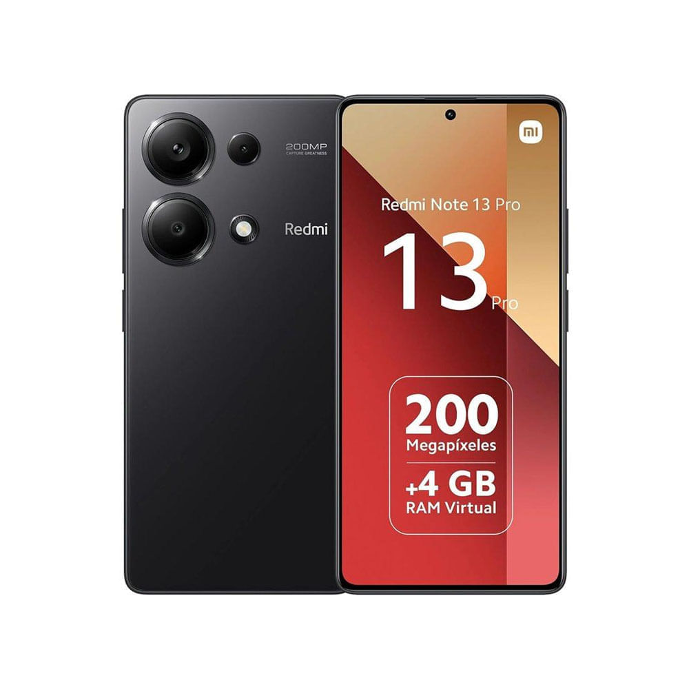 Celular Xiaomi Redmi Note 13 Pro 8GB Ram 256GB Negro