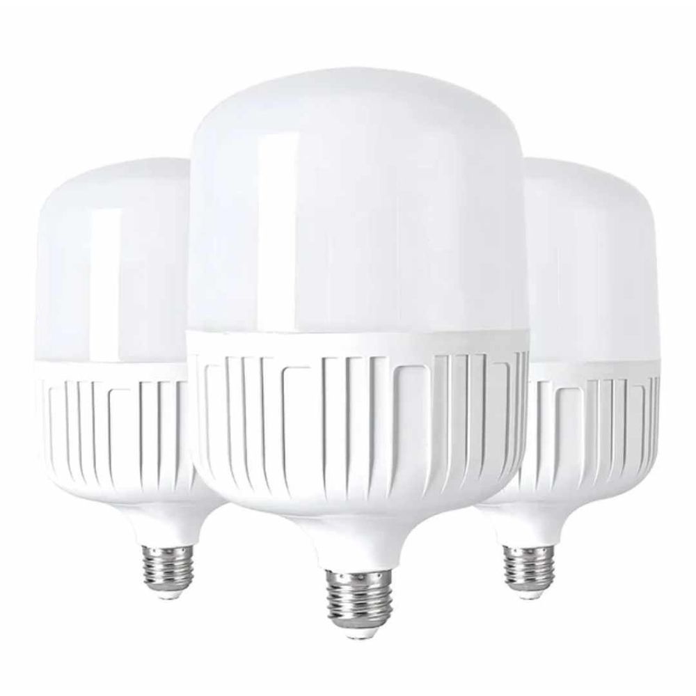 Foco 3 Unidades LED 60W Potente Ahorrador Luz Blanca E27 Bombillo