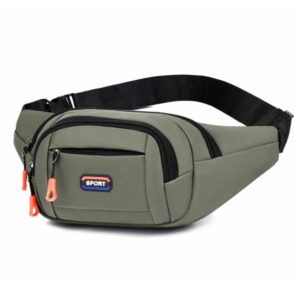 Canguro de Hombre Riñonera Deportiva Sport de Alta Calidad Deportes - Verde