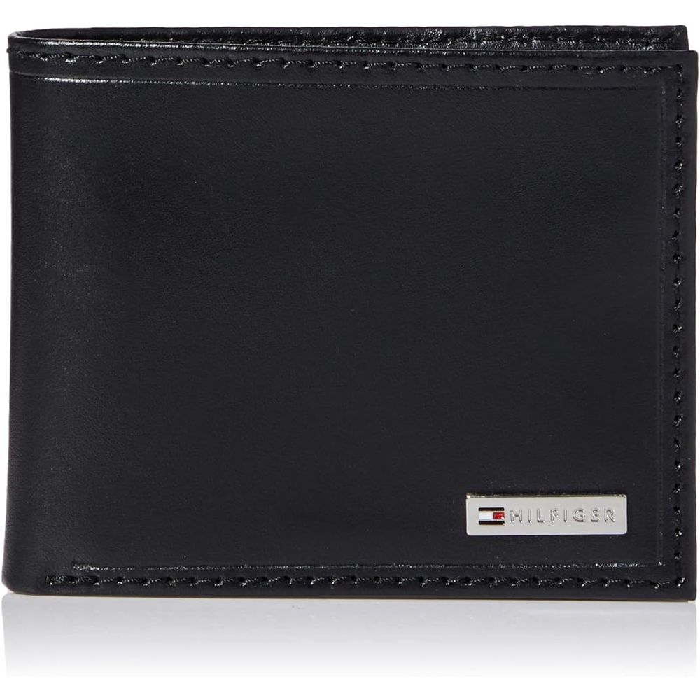 Billetera con sencillera Fordham Bifold RFID Black Tommy Hilfiger