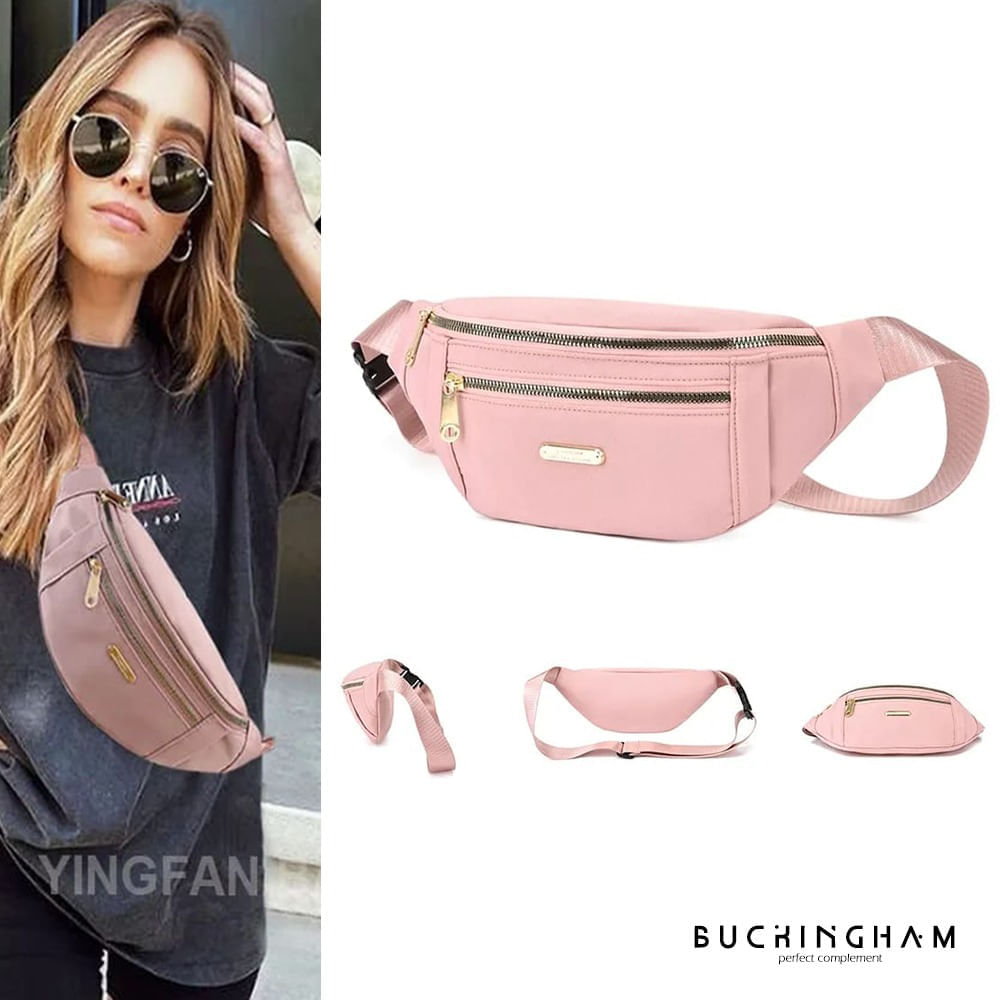 Canguro Riñonera para Mujer MDA290039 Buckingham Rosado