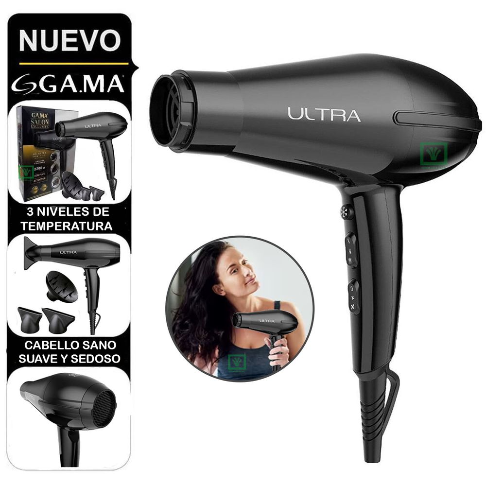 Secadora Profesional Salon Exclusive Utra Ion 2200 watts.