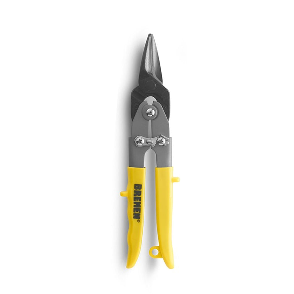 Tijera de Aviación Corte Recto Amarilla 25 cm Bremen 2909