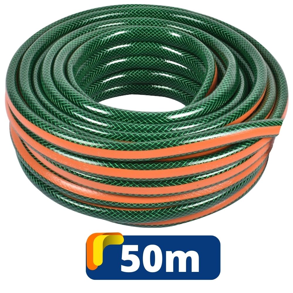 Manguera de riego 3/4"" 3 capas en rollo de 50 m, Truper