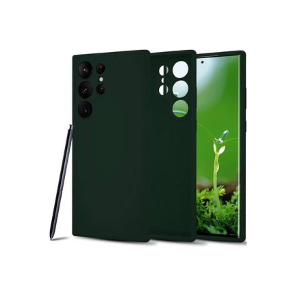Case Silicona para Samsung Galaxy S24 Ultra-Verde Militar