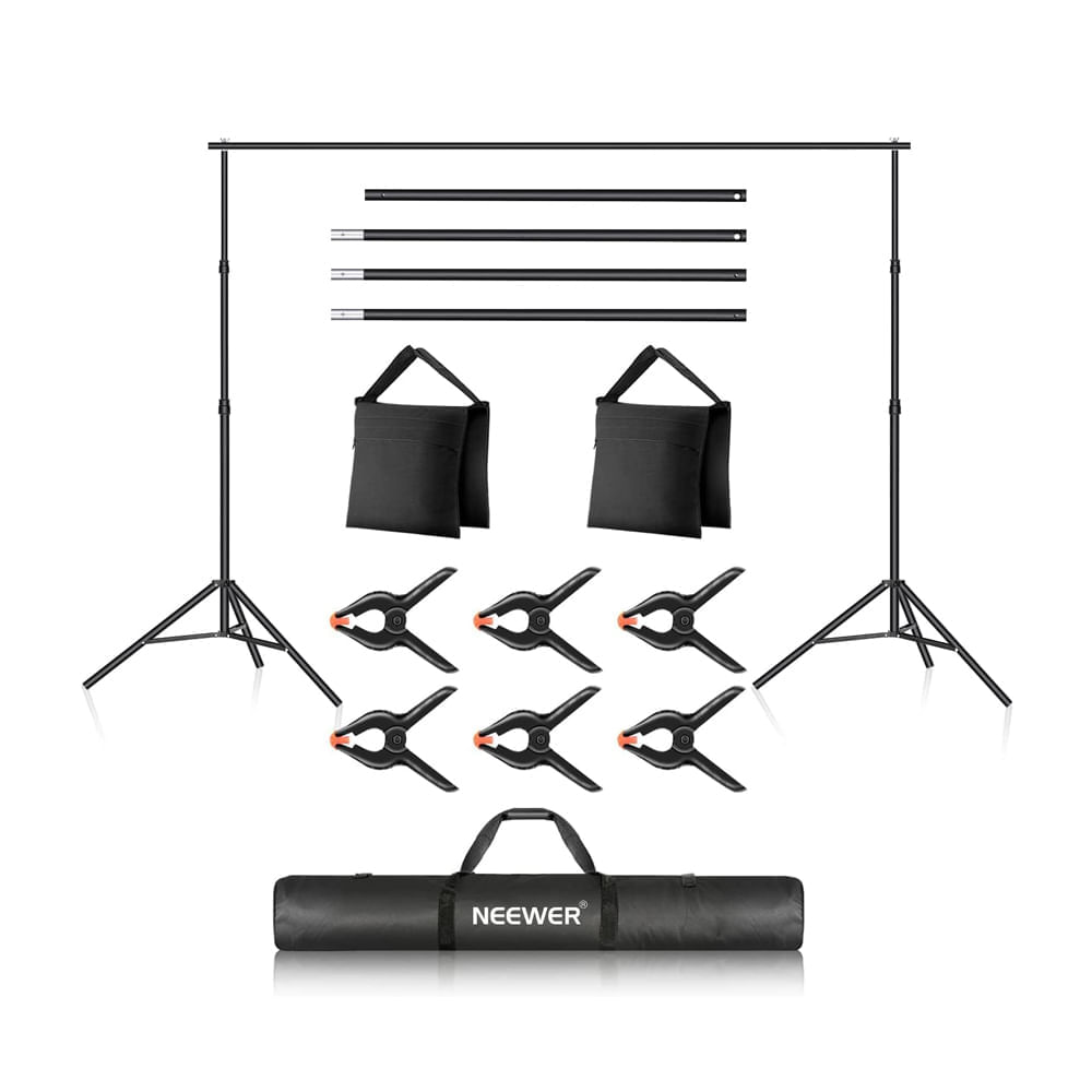 Portafondo Neewer 2x3mt +2 Bolsas de Arena+6 Ganchos