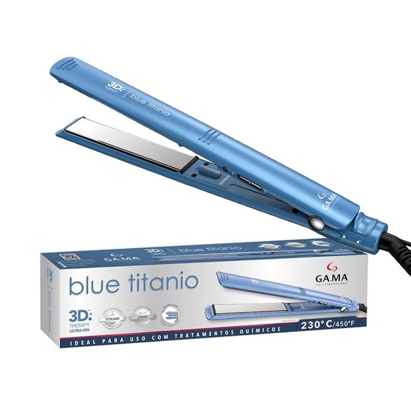 Plancha-Alisadora-Gama-3D-Blue-Titanio-BECHS0000002426-Azul