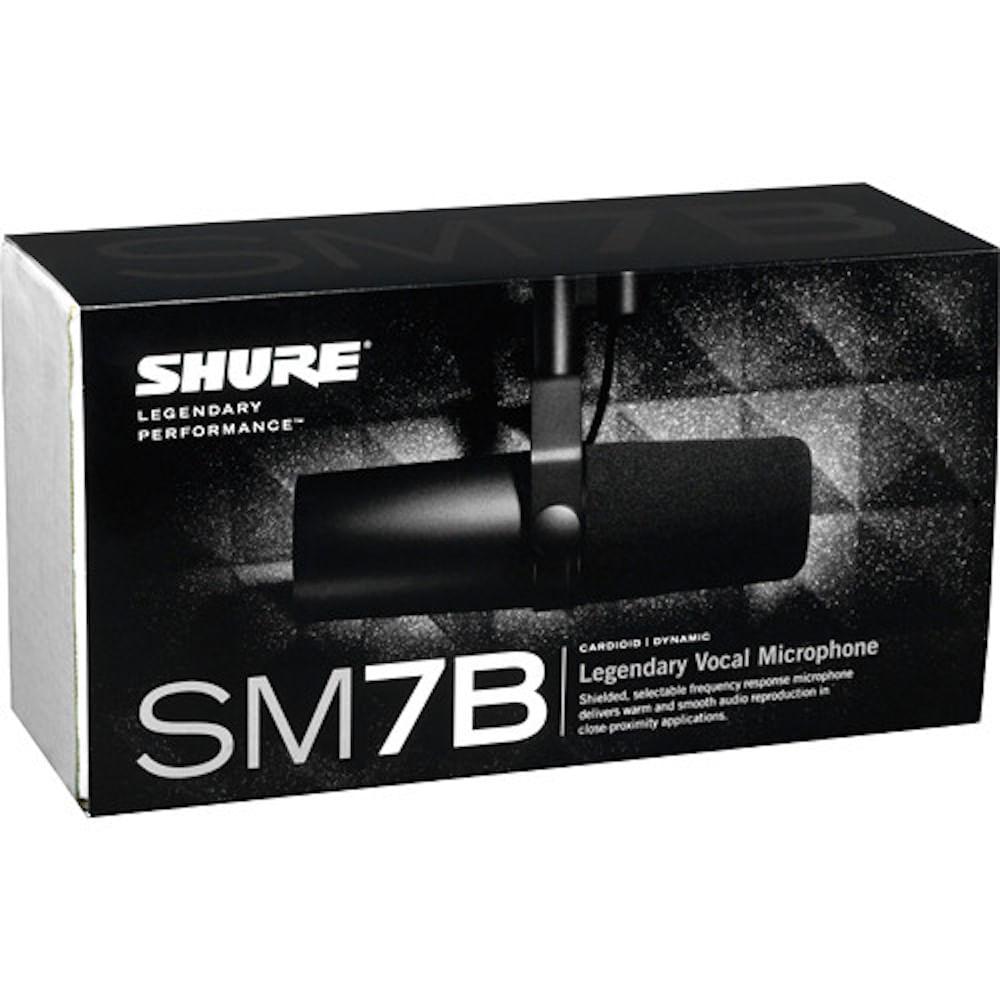 SHURE SM7B Micrófono profesional grabación broadcast