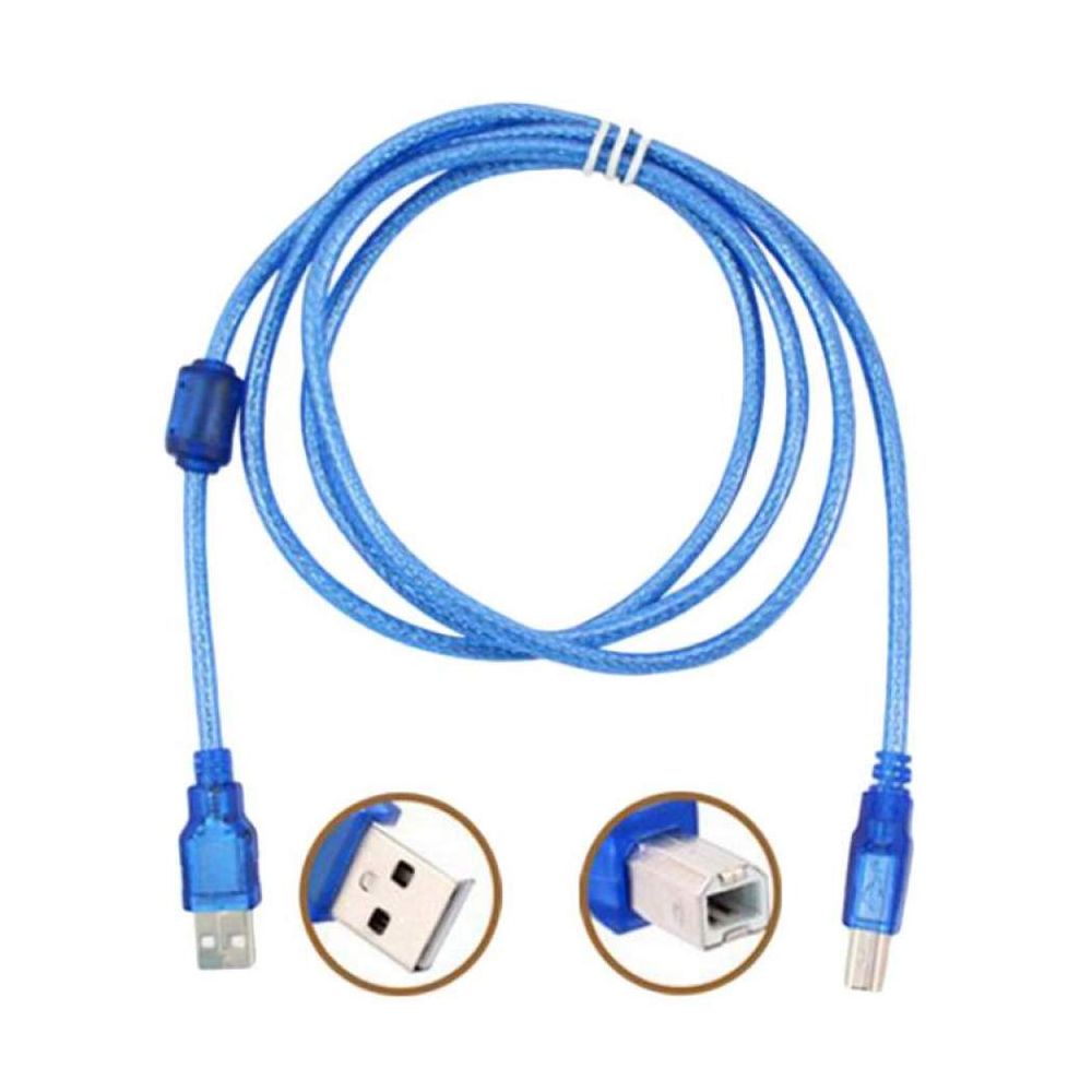 Cable Para Impresora Escaner Usb 2.0 9 Metros - Azul