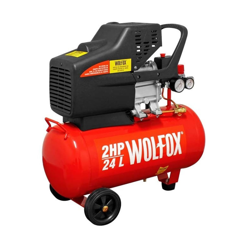 Compresor de Aire 2HP 24L Wolfox WF0626