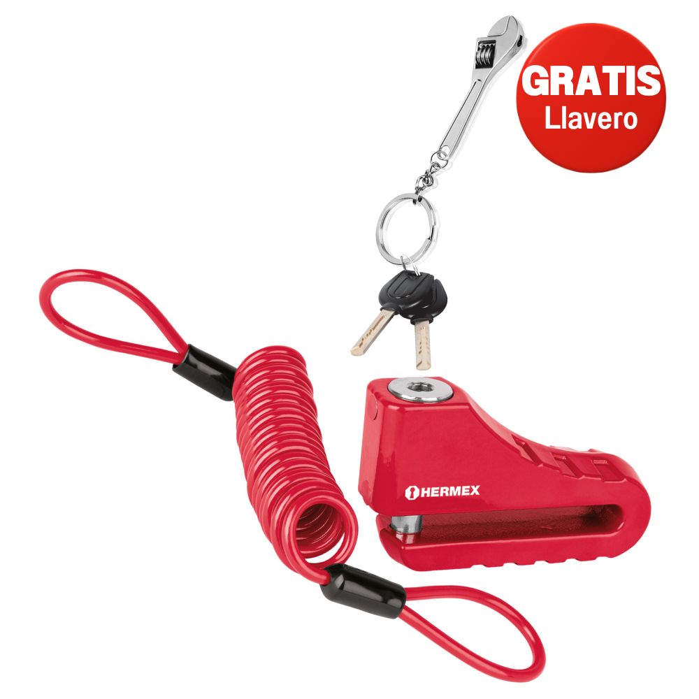 Candado para moto candado para freno de disco Hermex