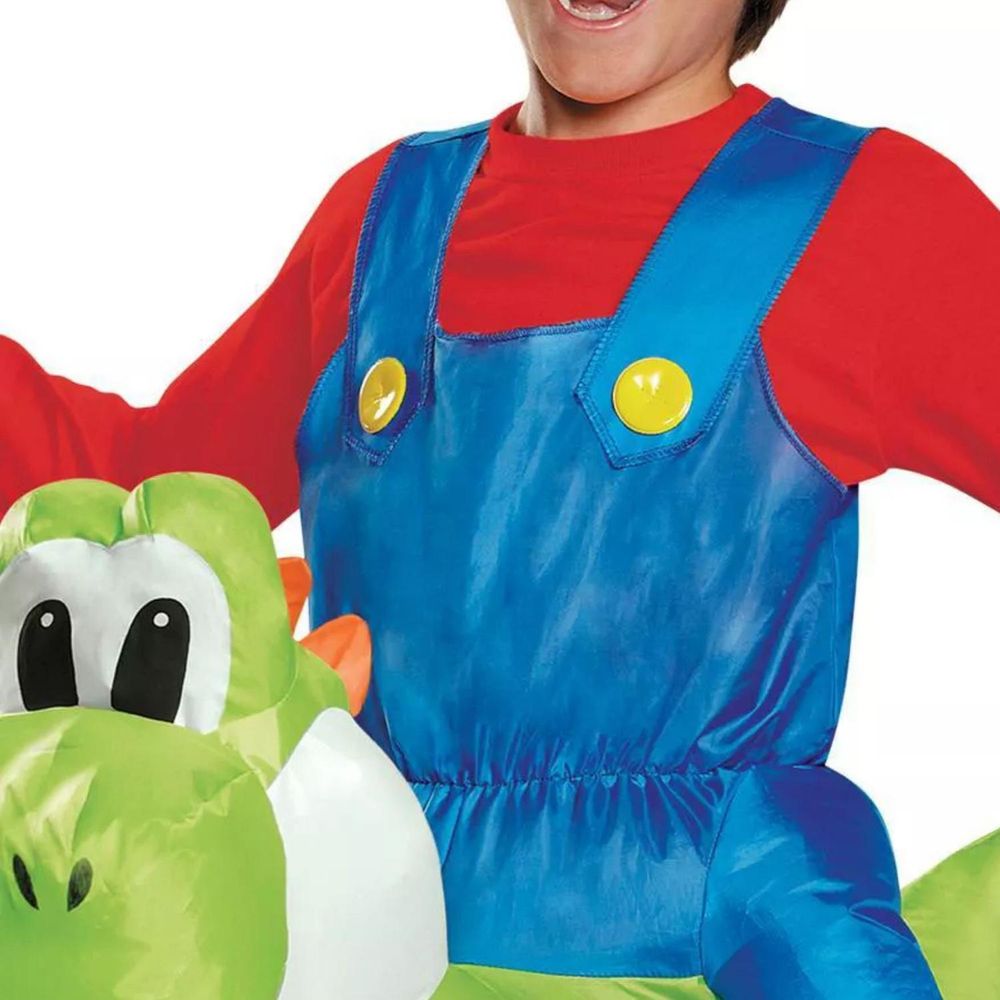 Disfraz Inflable De Super Mario Y Yoshi Para Adulto Unitalla