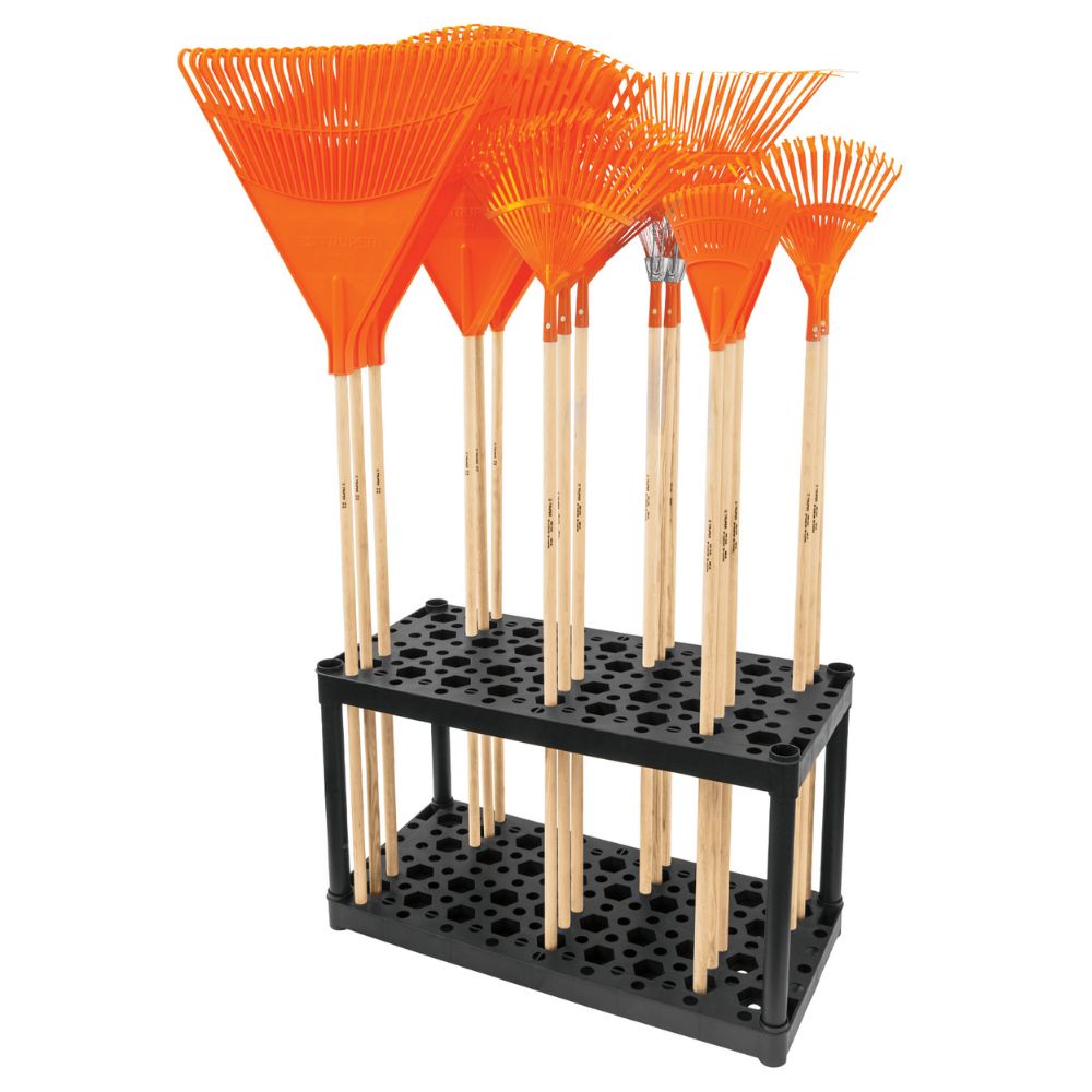 Estante organizador de escobas metalicas truper