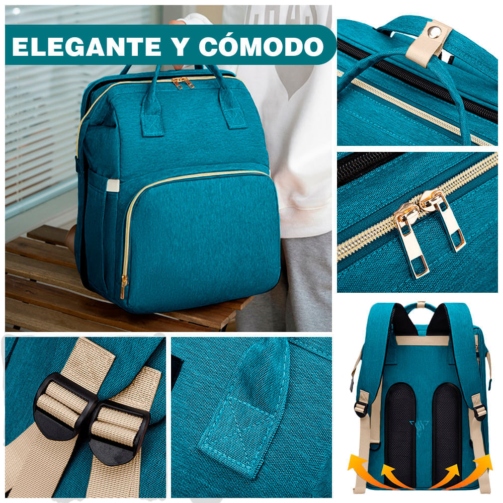 Mochila Pañalera Color Azul - Promart