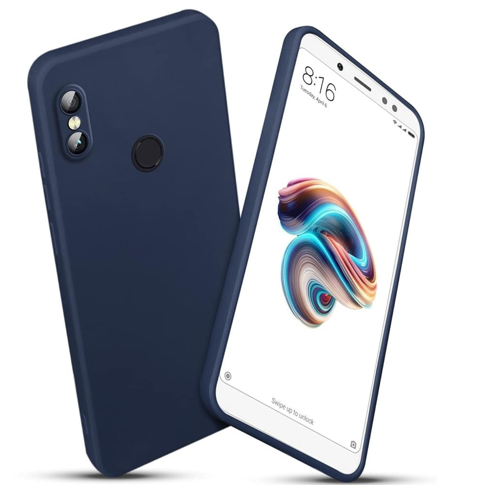 Funda for Xiaomi Poco X4 Pro 5G Soft Feeling Antishock Azul Resistente ante Caídas y Golpes